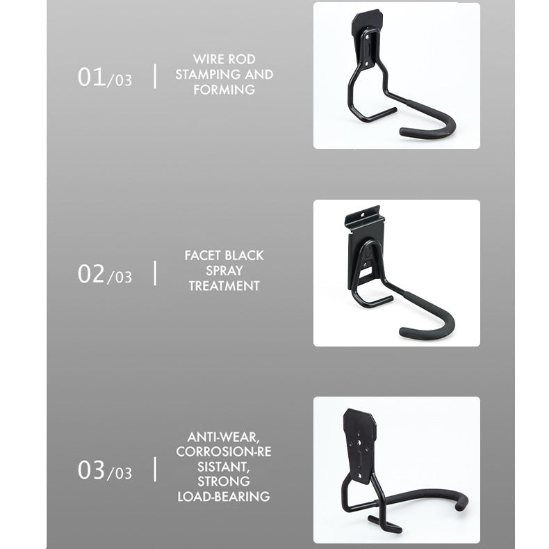 Bicycle Hook Wall Mount | Heavy Duty | Garage Storage Organiser