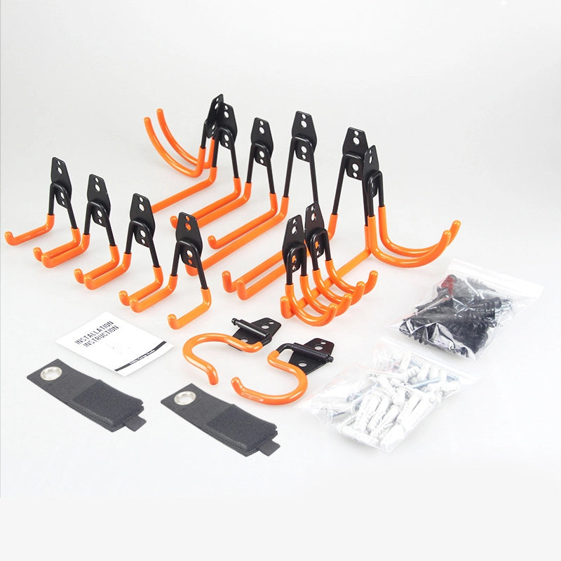 16-Set Storage Hooks | Heavy Duty | Wall Mount Organiser