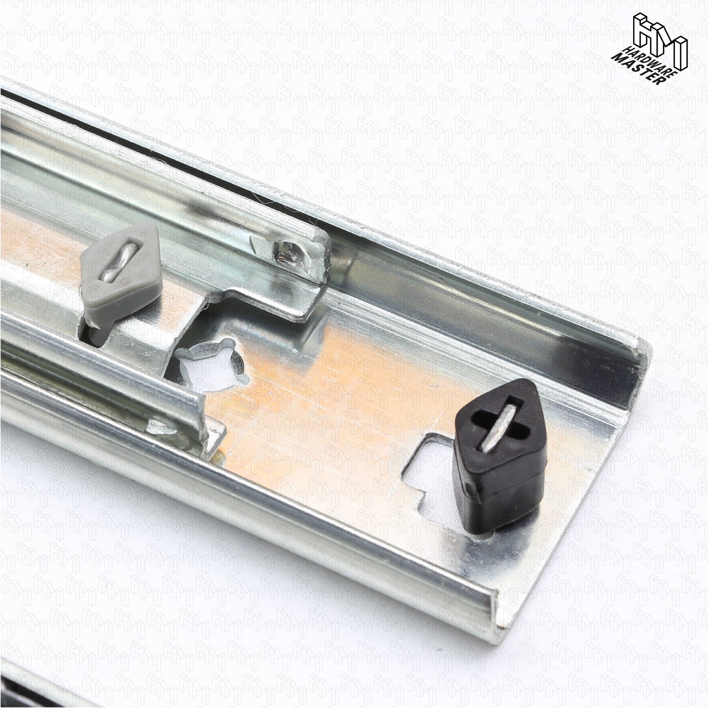 125kg Non-Locking Drawer Slides | 2 Pairs | Medium Duty | Full Extension