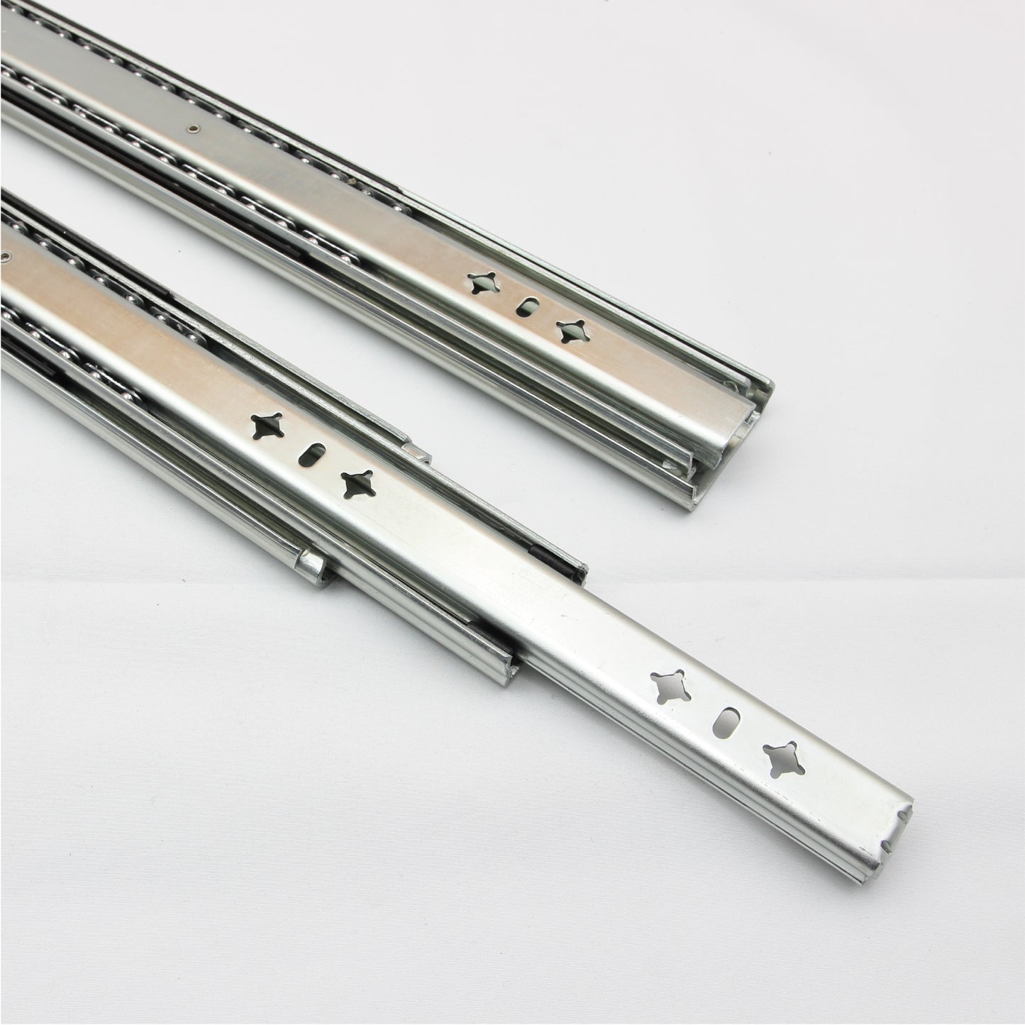 125kg Non-Locking Drawer Slides | 2 Pairs | Medium Duty | Full Extension