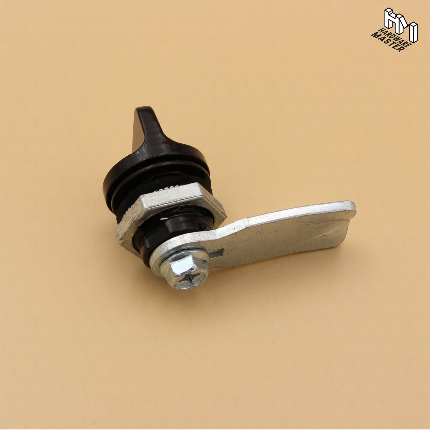 Cam Lock | Keyless for Toolboxes Mailbox | Black Zinc Plated Alloy