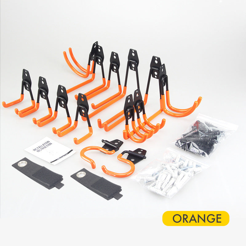 16-Set Storage Hooks | Heavy Duty | Wall Mount Organiser