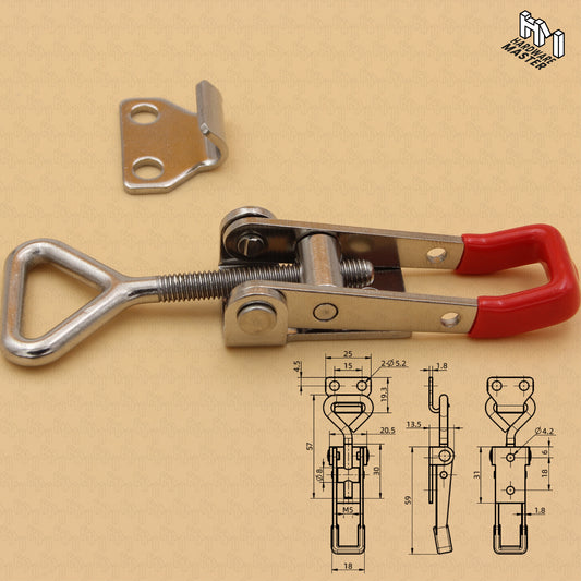 Small Over Centre Latch | S304 Stainless Steel