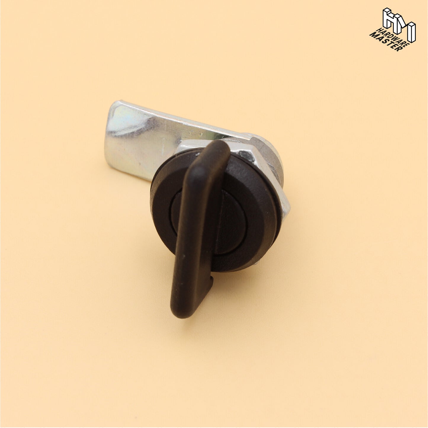 Cam Lock | Keyless for Cabinets & Drawers | Black Zinc Plated Alloy