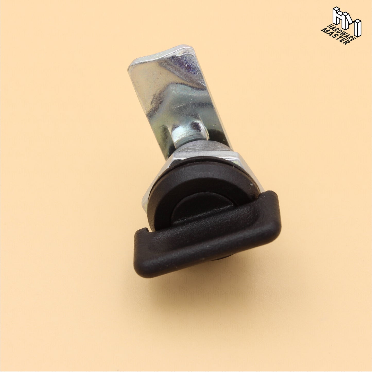 Cam Lock | Keyless for Cabinets & Drawers | Black Zinc Plated Alloy