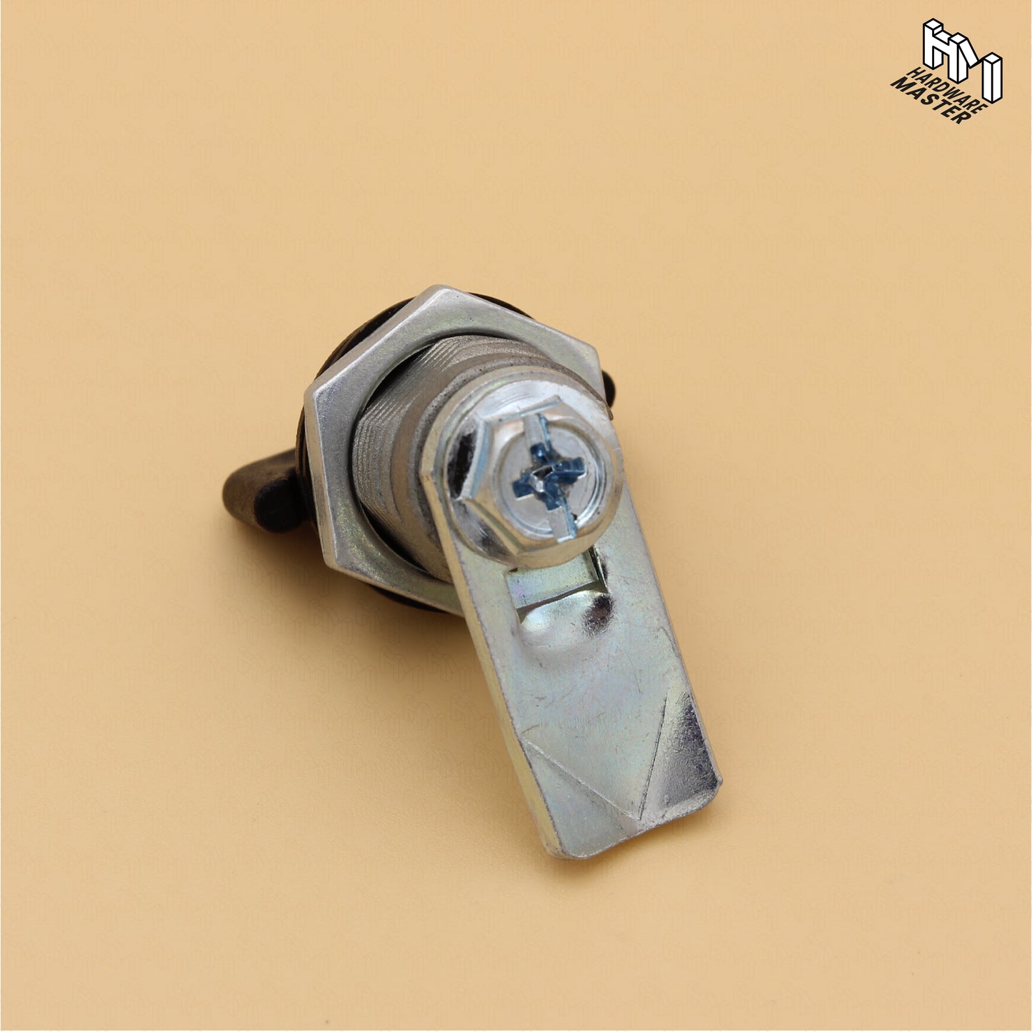 Cam Lock | Keyless for Cabinets & Drawers | Black Zinc Plated Alloy