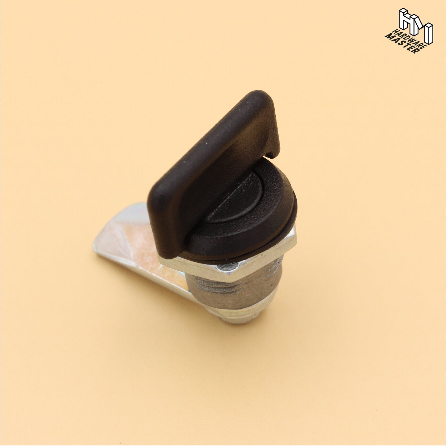 Cam Lock | Keyless for Cabinets & Drawers | Black Zinc Plated Alloy