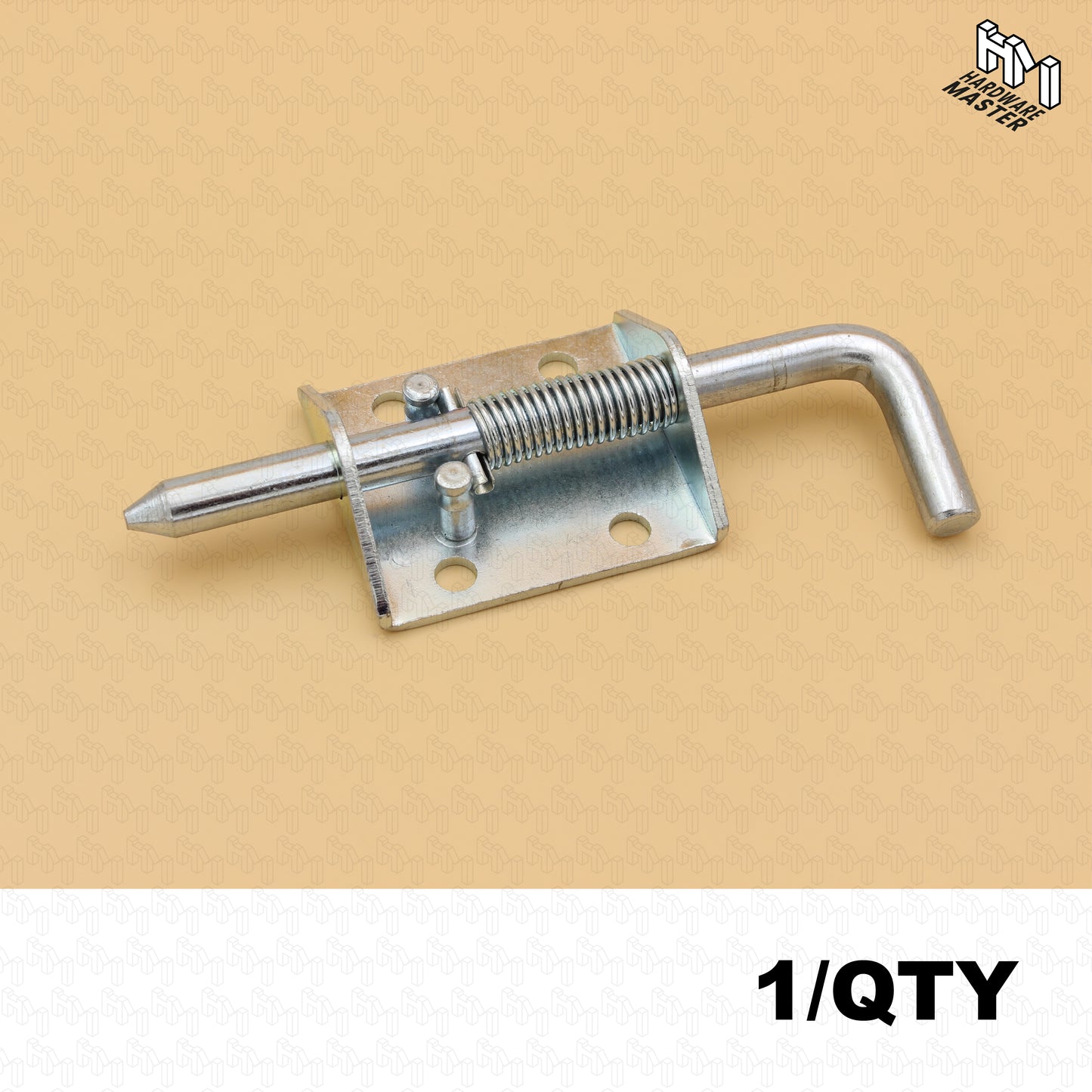 Spring Bolt Latch Pin Lock l Tail Gate Lock | Galvanised Zinc Plated