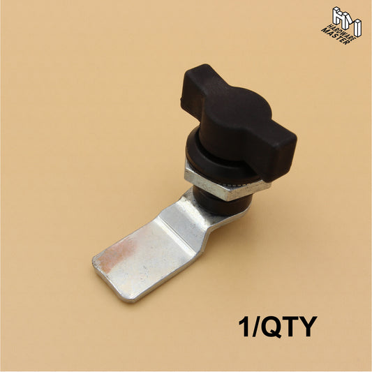 Cam Lock Keyless | For Drawer Toolboxes | Black Zinc Plated Alloy