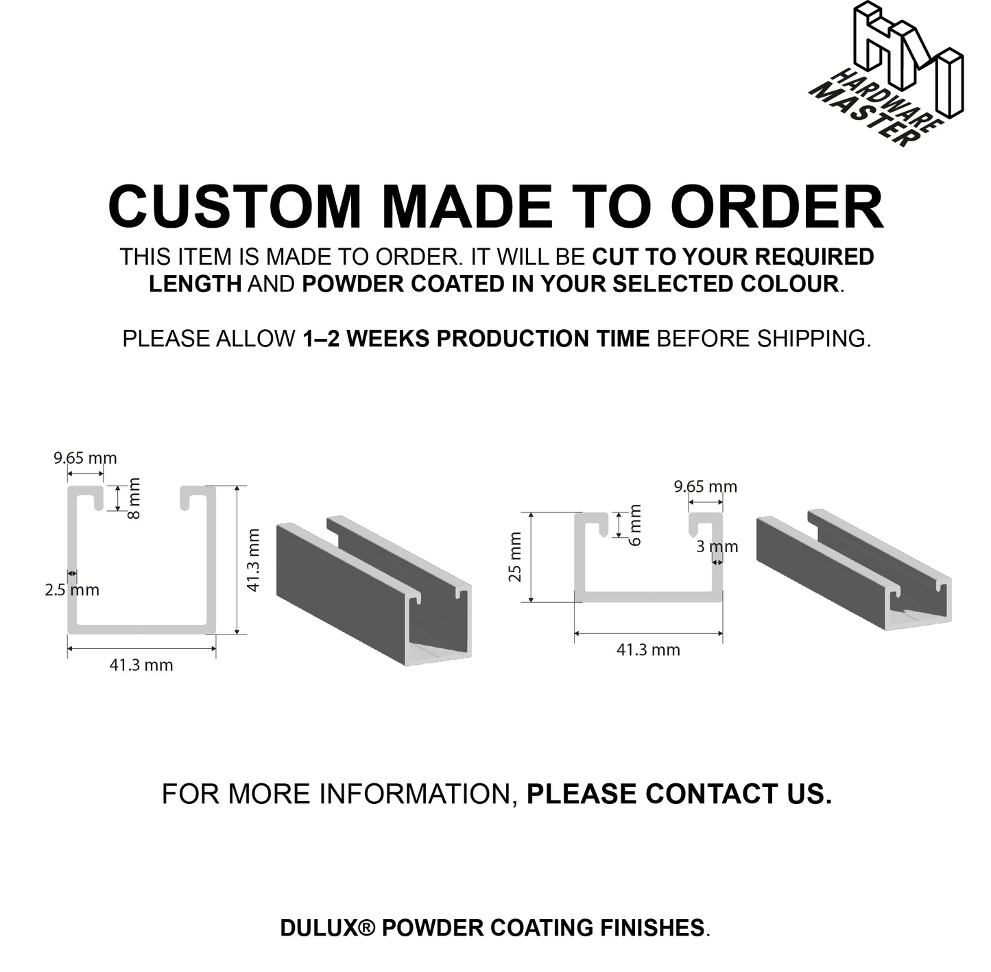 Unistrut Track | Aluminium 6060T5 | Canopy Channel | Structural Grade