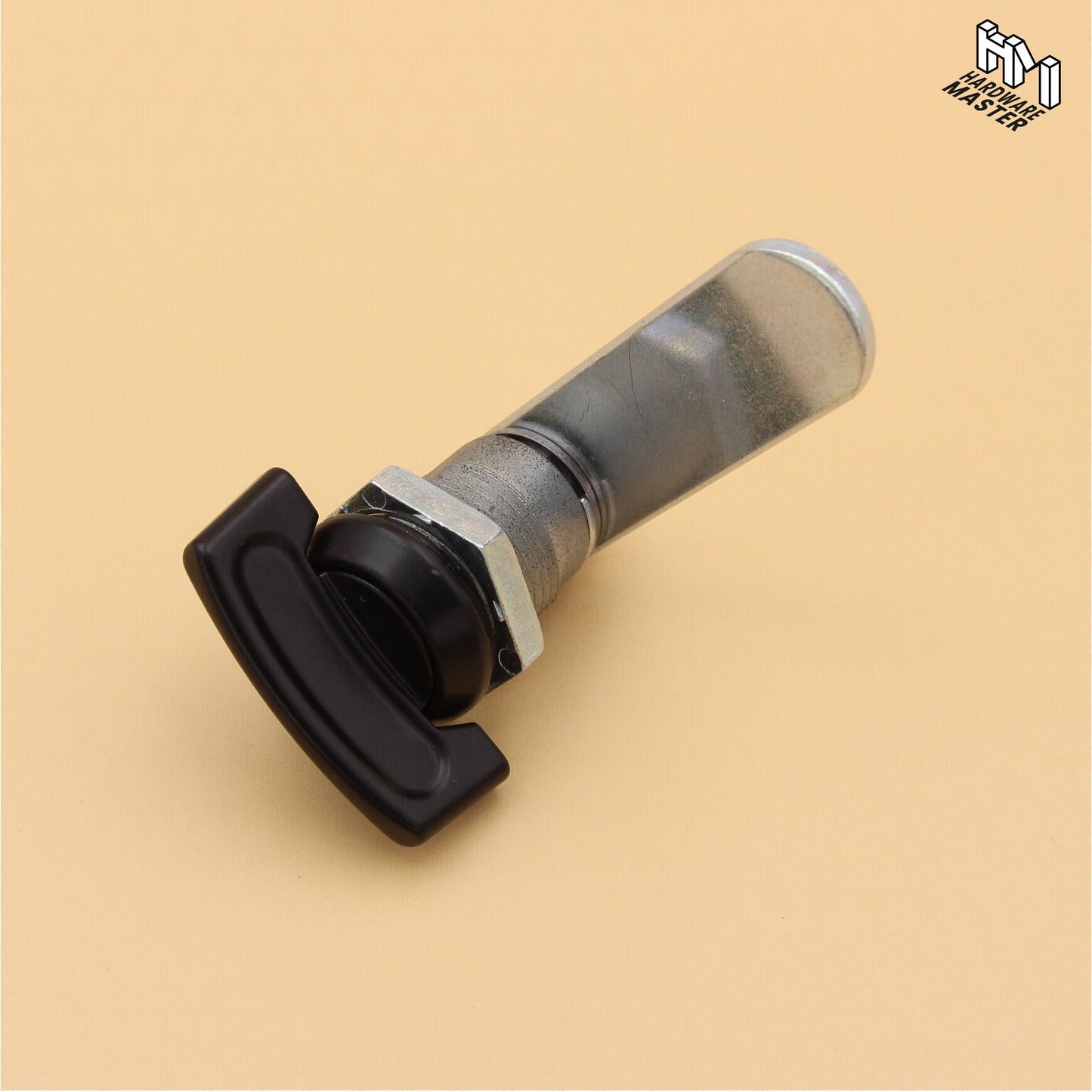 Cam Lock | Keyless for Mailboxes Drawers | Black Zinc Plated Alloy