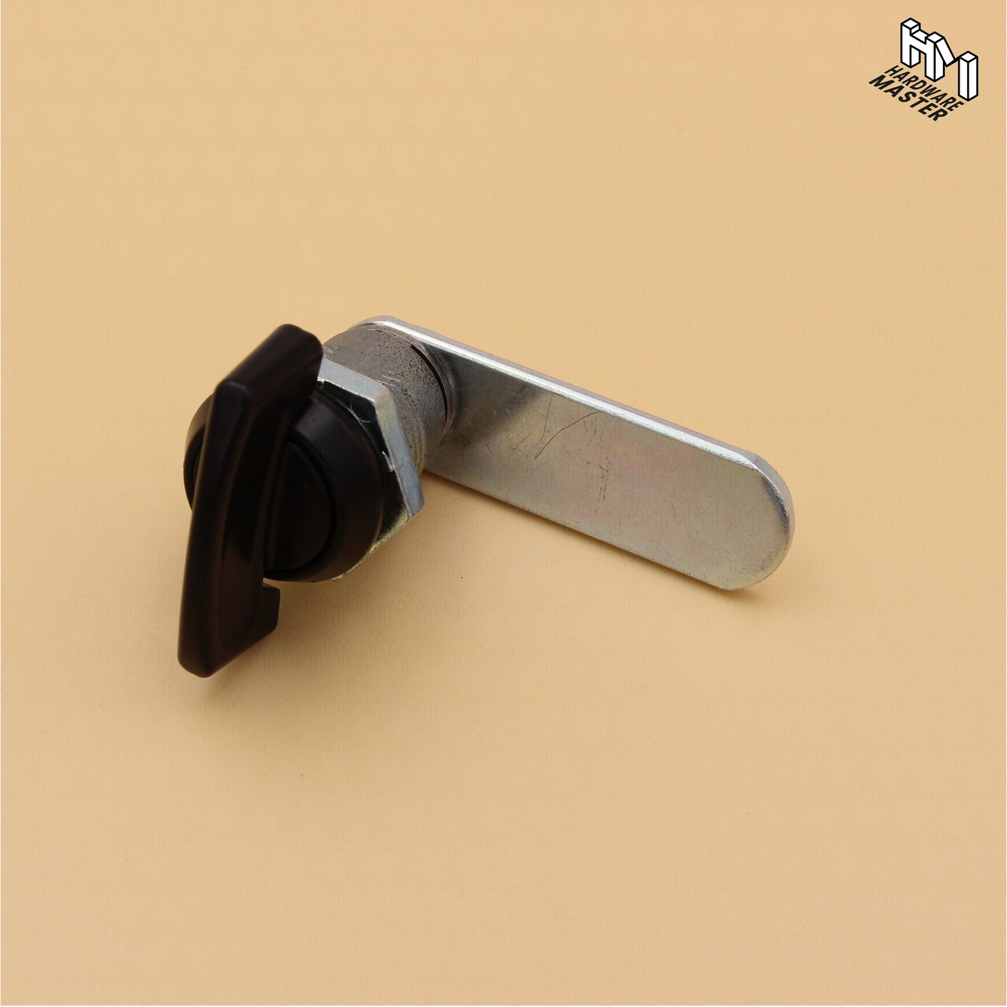 Cam Lock | Keyless for Mailboxes Drawers | Black Zinc Plated Alloy