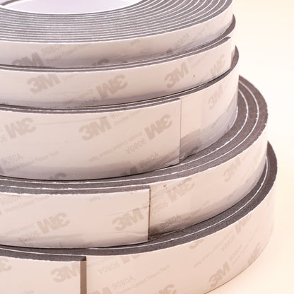 Self Adhesive EVA Foam Sealing Tape – Black | 3mm & 5mm | 5m Roll