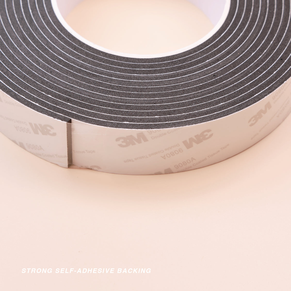 Self Adhesive EVA Foam Sealing Tape – Black | 3mm & 5mm | 5m Roll
