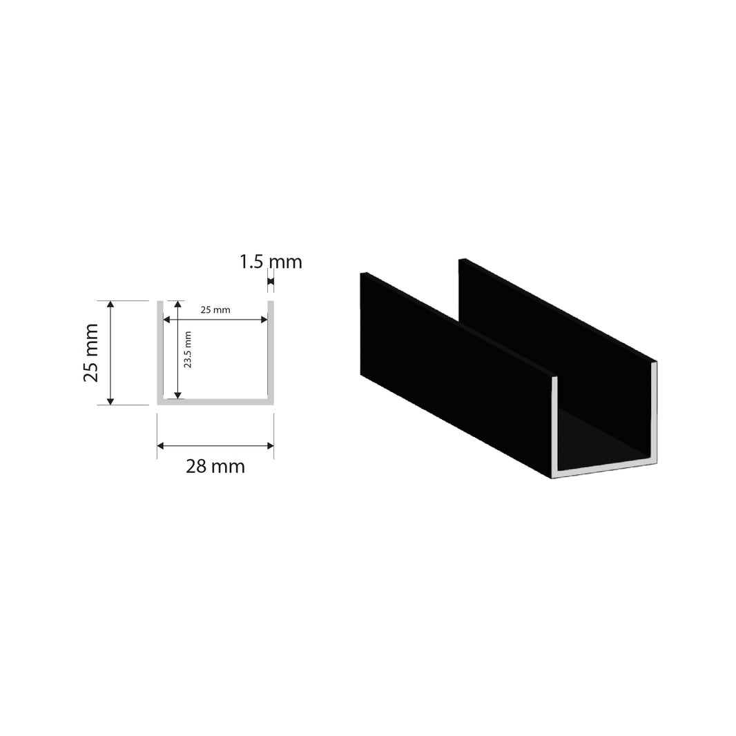 Aluminium U Channel – Hardware Master