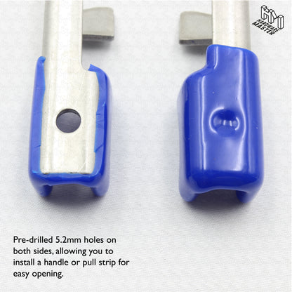 1 Pair | 800mm | 125kg Locking Drawer Slides | Full Extension Runners |  Medium Duty