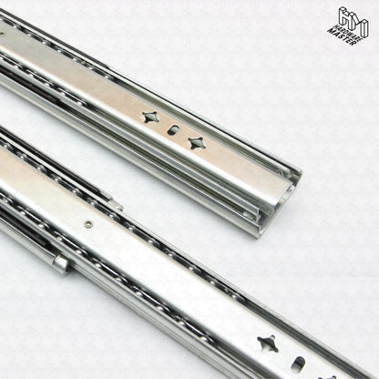 125kg Non-Locking Drawer Slides | 2 Pairs | Medium Duty | Full Extension