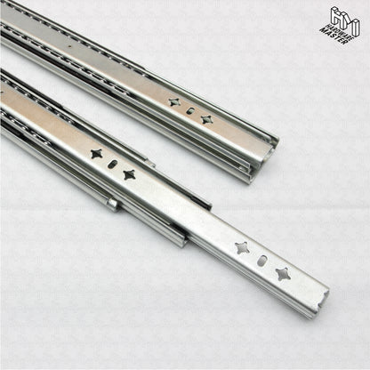 125kg Non-Locking Drawer Slides | 2 Pairs | Medium Duty | Full Extension
