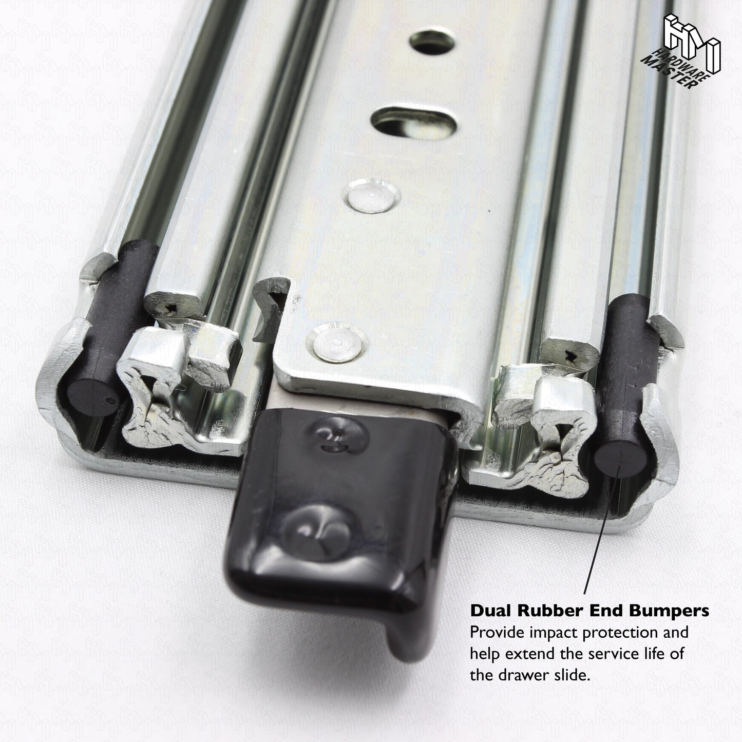 NEW | 227kg Locking Drawer Slides | One Pair | Heavy Duty | Full Extension Runners