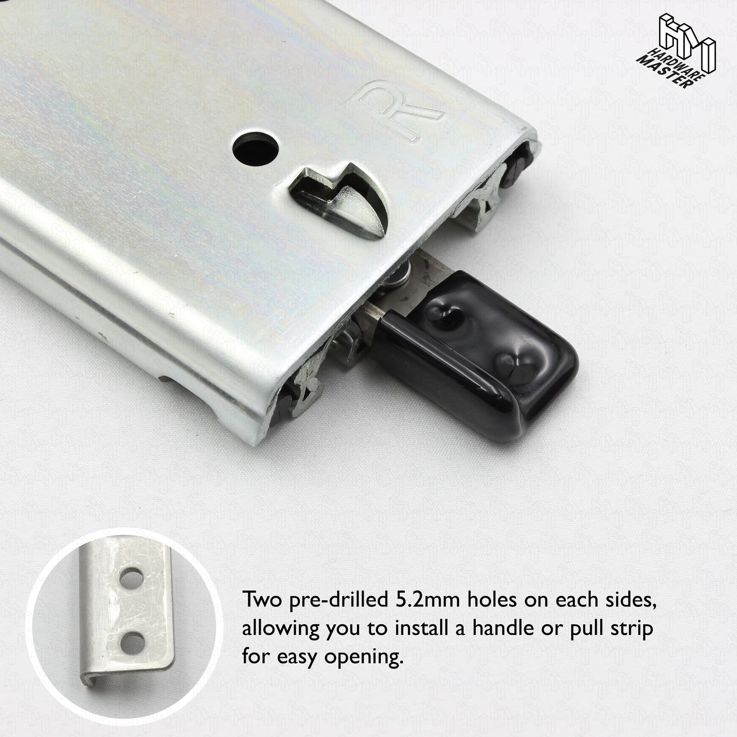 NEW | 227kg Locking Drawer Slides | One Pair | Heavy Duty | Full Extension Runners