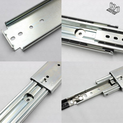 NEW | 227kg Locking Drawer Slides | One Pair | Heavy Duty | Full Extension Runners