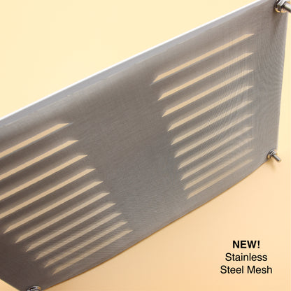 Louvered Vent Cover | Airflow Vent | Aluminium | RV Ventilation Grille Vent | (Multiple Sizes)