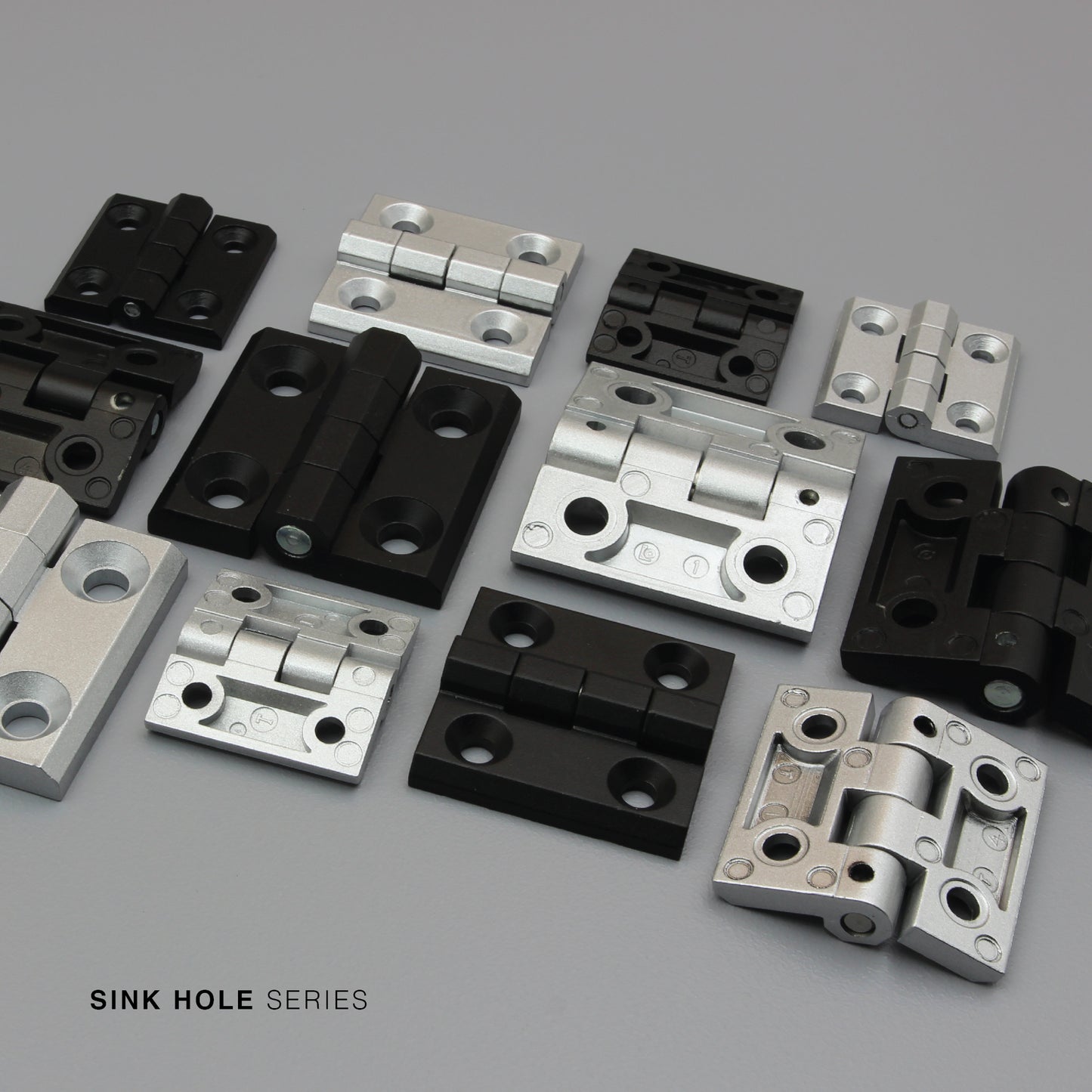 Butt Hinge | Sunk Mount or Blind Mount | Heavy Duty | Zinc Alloy | Black/Silver