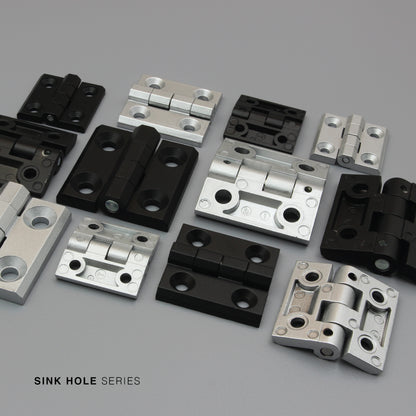 Butt Hinge | Sunk Mount or Blind Mount | Heavy Duty | Zinc Alloy | Black/Silver