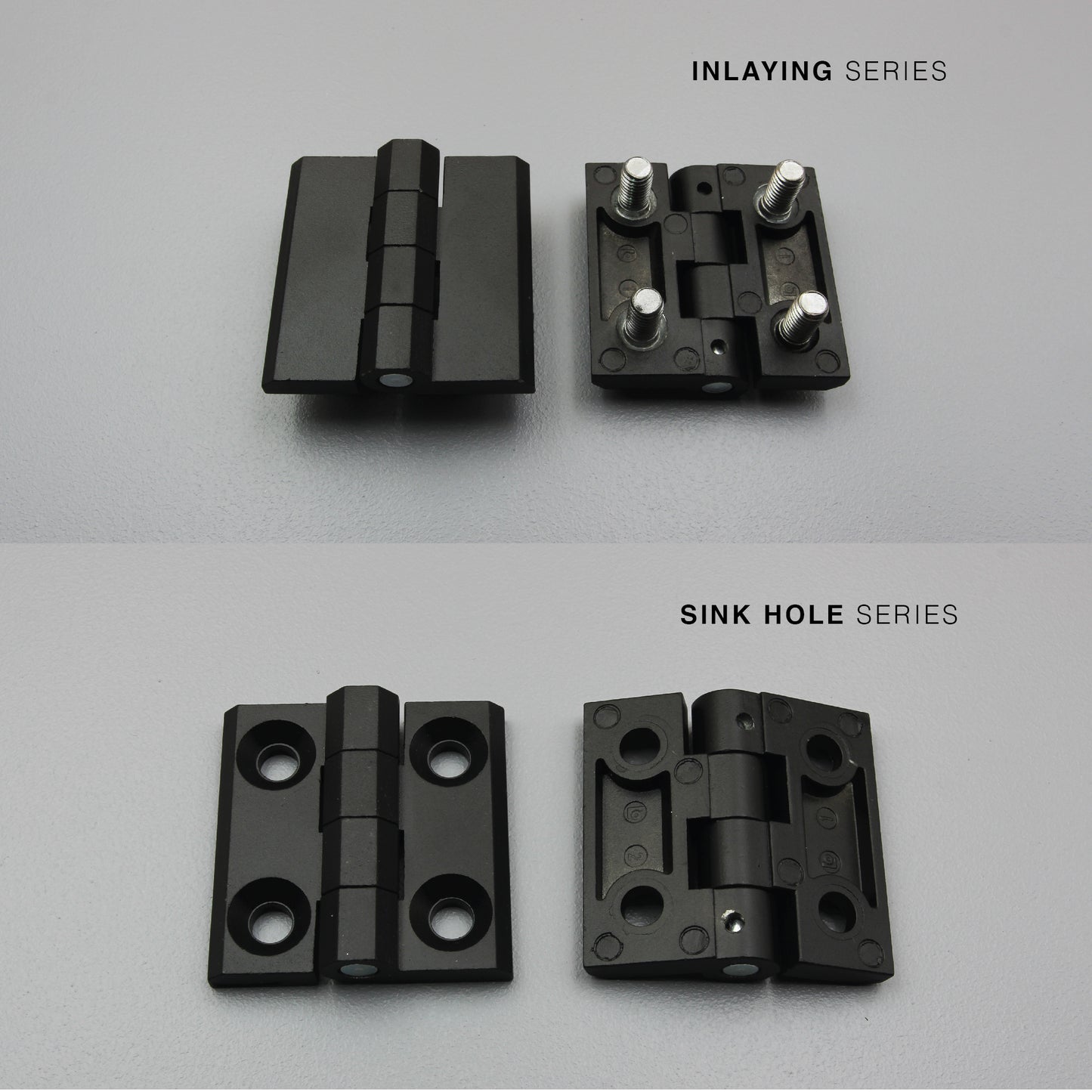 Butt Hinge | Sunk Mount or Blind Mount | Heavy Duty | Zinc Alloy | Black/Silver