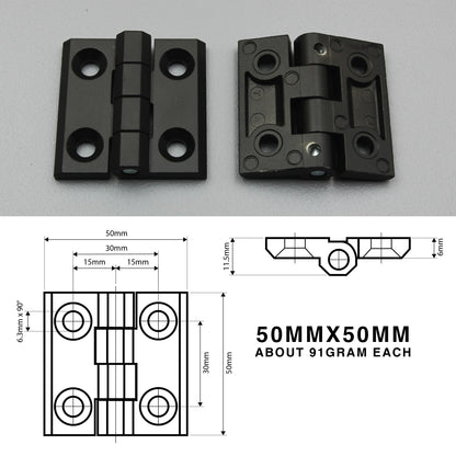 Butt Hinge | Sunk Mount or Blind Mount | Heavy Duty | Zinc Alloy | Black/Silver
