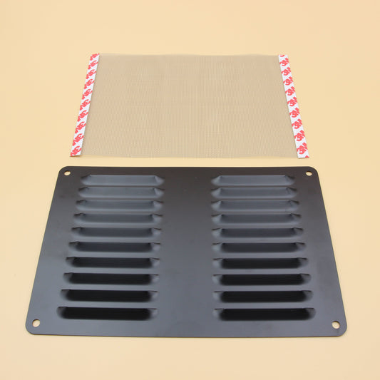 Aluminium Air Vent Caravan Vent Black 148.5mm x 223.5mm