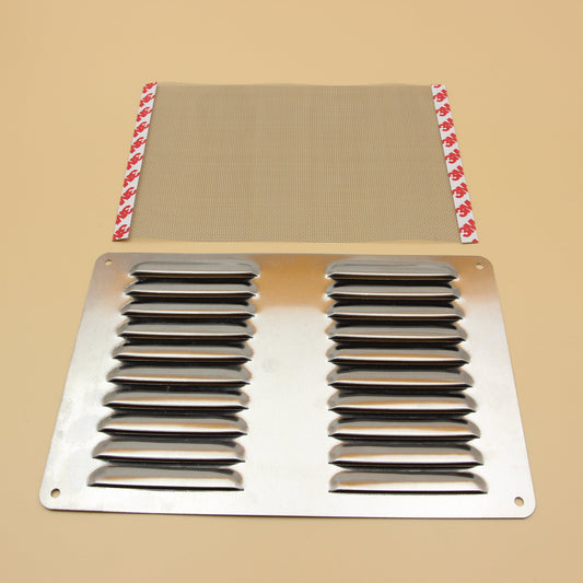 Aluminium Air Vent Caravan Vent Silver 148.5mm x 223.5mm