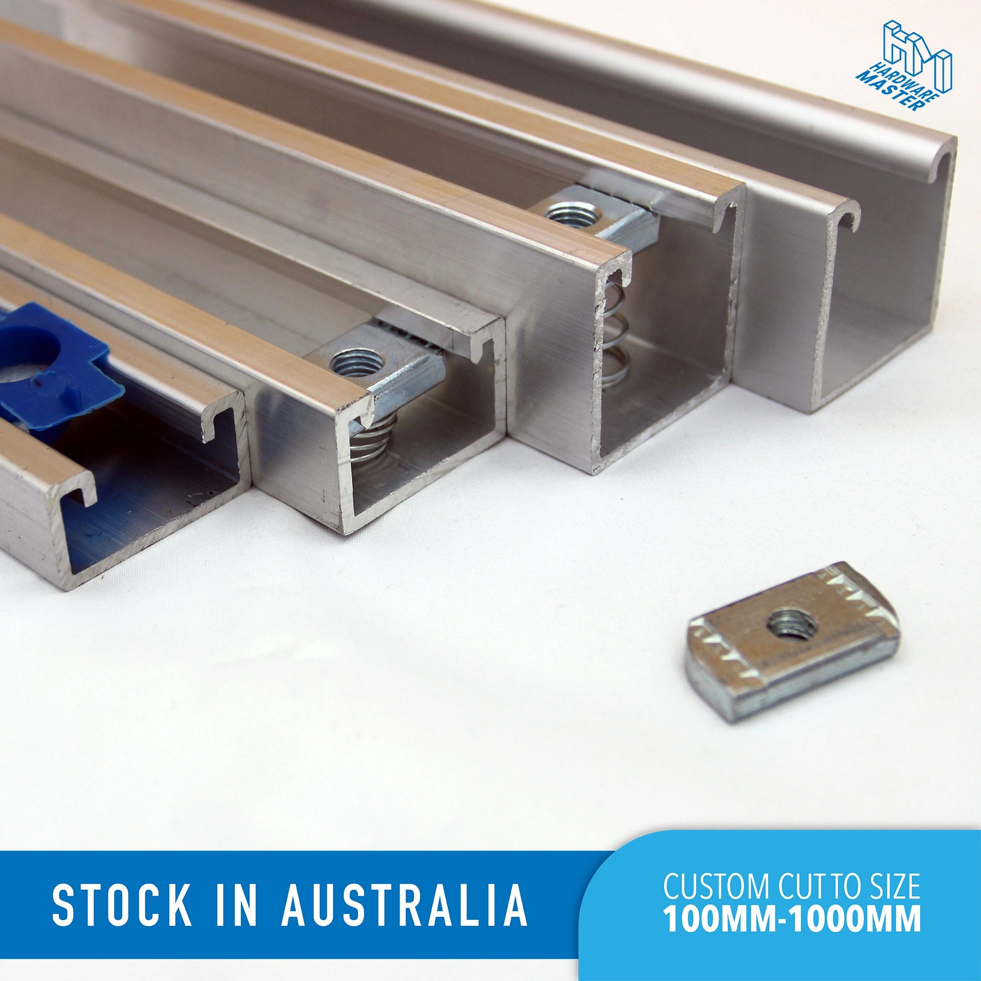 Aluminium Unistrut Track 6060T5 | Structural Grade – Hardware Master