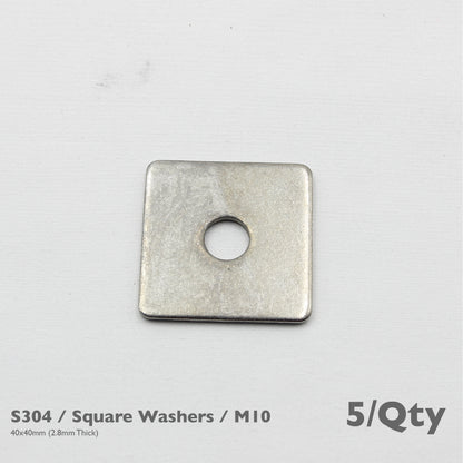 Black Unistrut Eye Bolt Kit | Stainless Steel | M6 M8 M10 | Set of 2