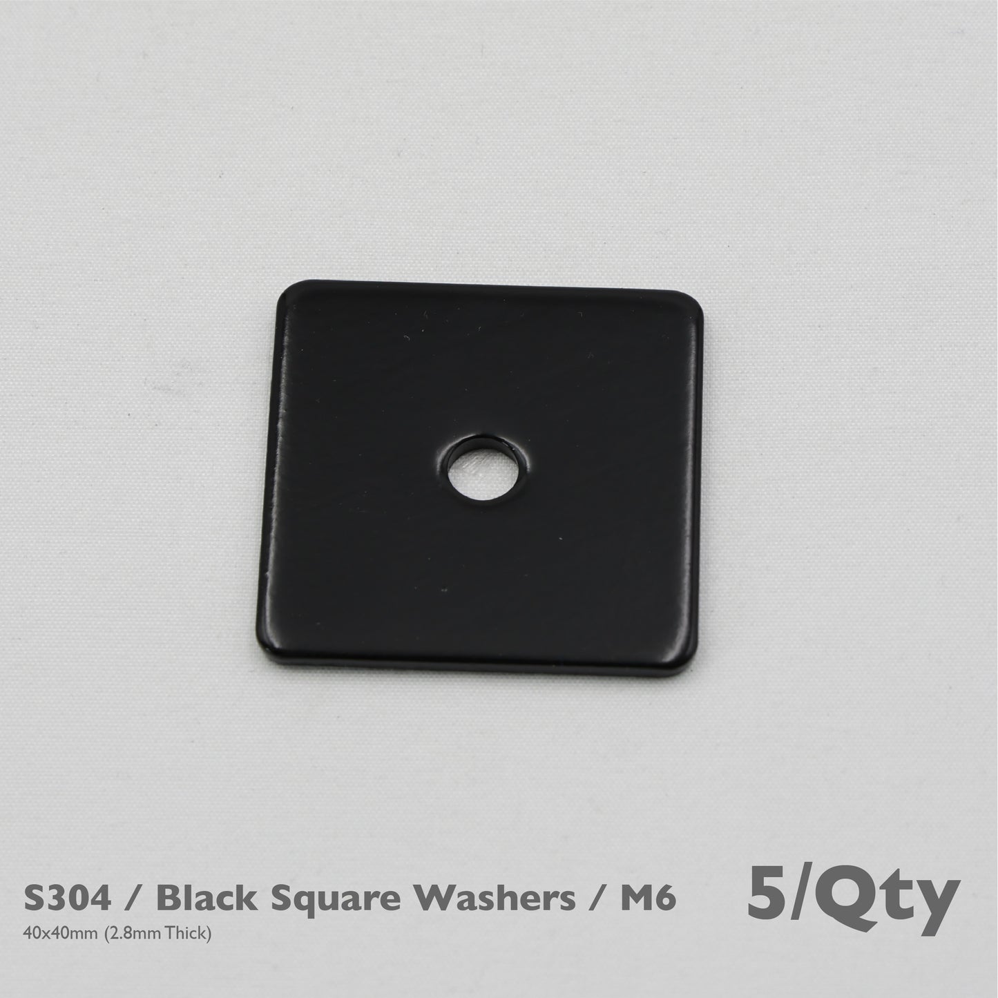 Black Unistrut Eye Bolt Kit | Stainless Steel | M6 M8 M10 | Set of 2