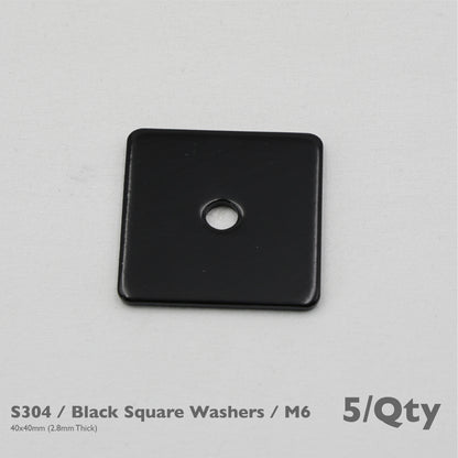 Black Unistrut Eye Bolt Kit | Stainless Steel | M6 M8 M10 | Set of 2