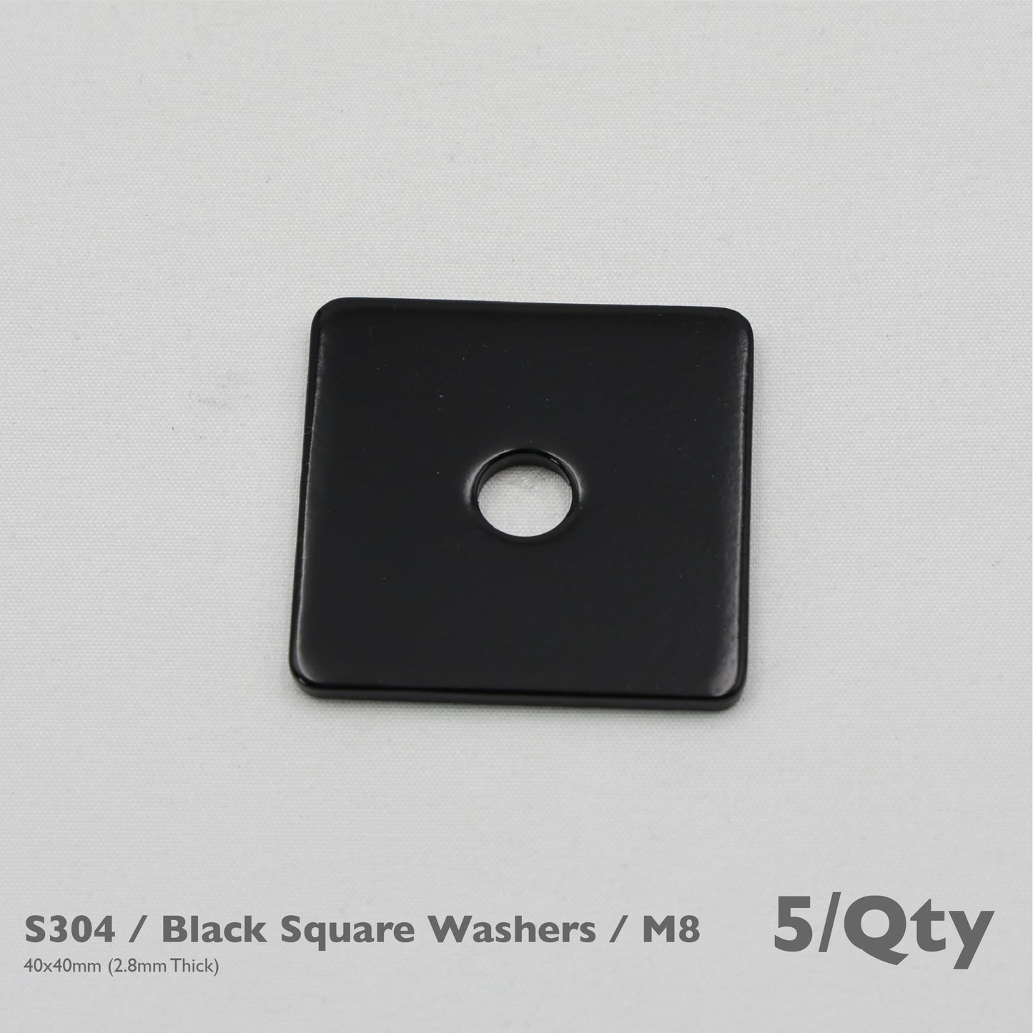 Black Unistrut Eye Bolt Kit | Stainless Steel | M6 M8 M10 | Set of 2