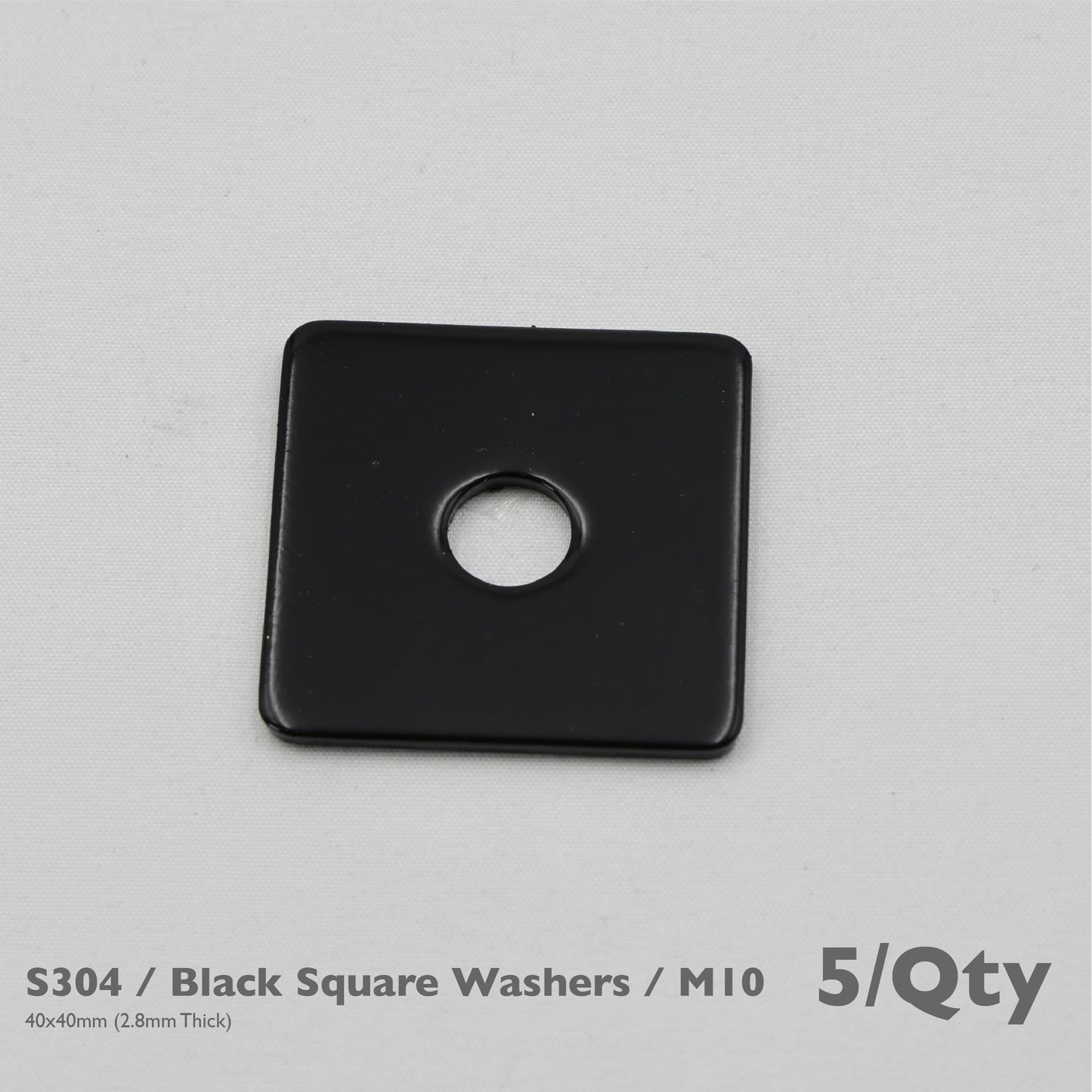 Black Unistrut Eye Bolt Kit | Stainless Steel | M6 M8 M10 | Set of 2