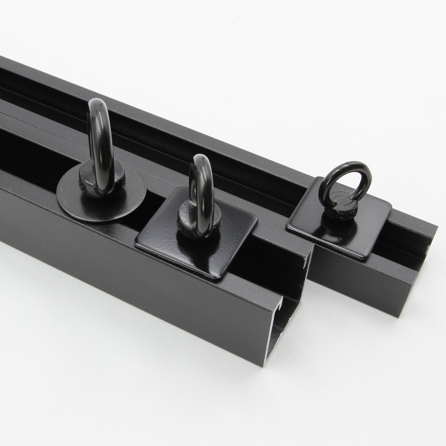 Black Unistrut Eye Bolt Kit | Stainless Steel | M6 M8 M10 | Set of 2