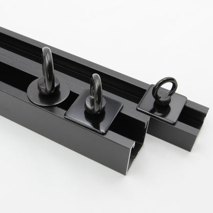 Black Unistrut Eye Bolt Kit | Stainless Steel | M6 M8 M10 | Set of 2