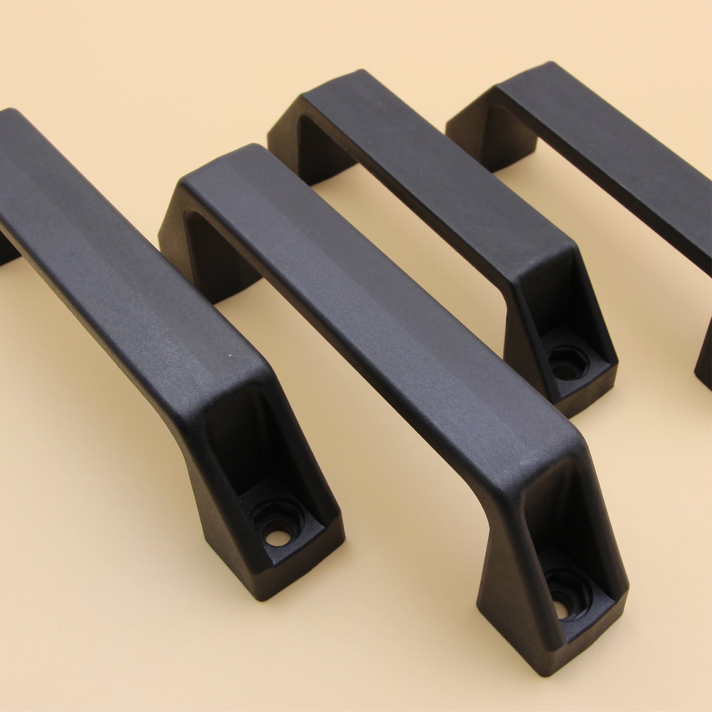 Black Grab Handle | Durable PA | For Door, Drawer, RVs, Toolboxes Or Canopy