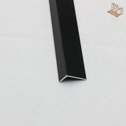 Black Aluminium UnEqual Angle | 40x20x1.6mm | 6063 T5 Alloy | Custom Length