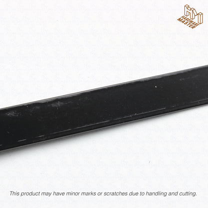 Black Aluminium UnEqual Angle | 40x20x1.6mm | 6063 T5 Alloy | Custom Length