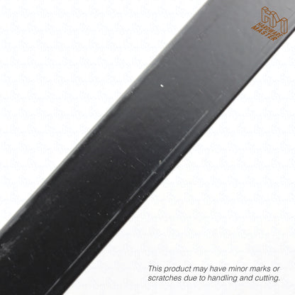 Black Aluminium UnEqual Angle | 40x20x1.6mm | 6063 T5 Alloy | Custom Length