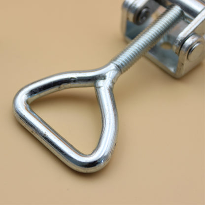 Blue 160mm Steel Over Centre Fastener With Keeper Toggle Latch