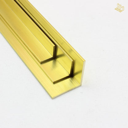 Brass Equal Angle | 15.88x15.88x1.59mm | C385 Alloy | Custom Length