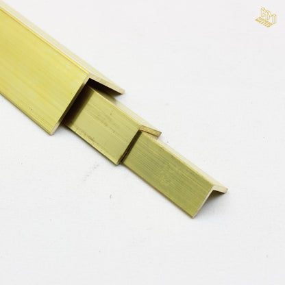 Brass Equal Angle | 15.88x15.88x1.59mm | C385 Alloy | Custom Length