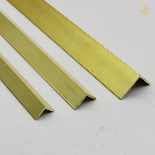 Brass Equal Angle | 15.88x15.88x1.59mm | C385 Alloy | Custom Length