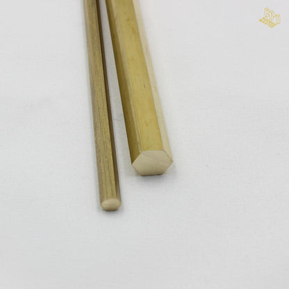 Brass Solid Hex Rod | 15.88mm | C385 Alloy | Custom Length