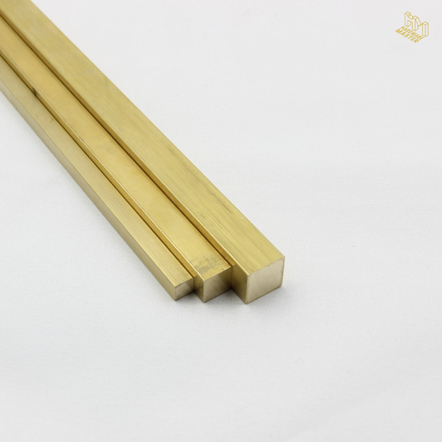 Brass Solid Square Rod | 6.35x6.35mm | C385 Alloy | Custom Length